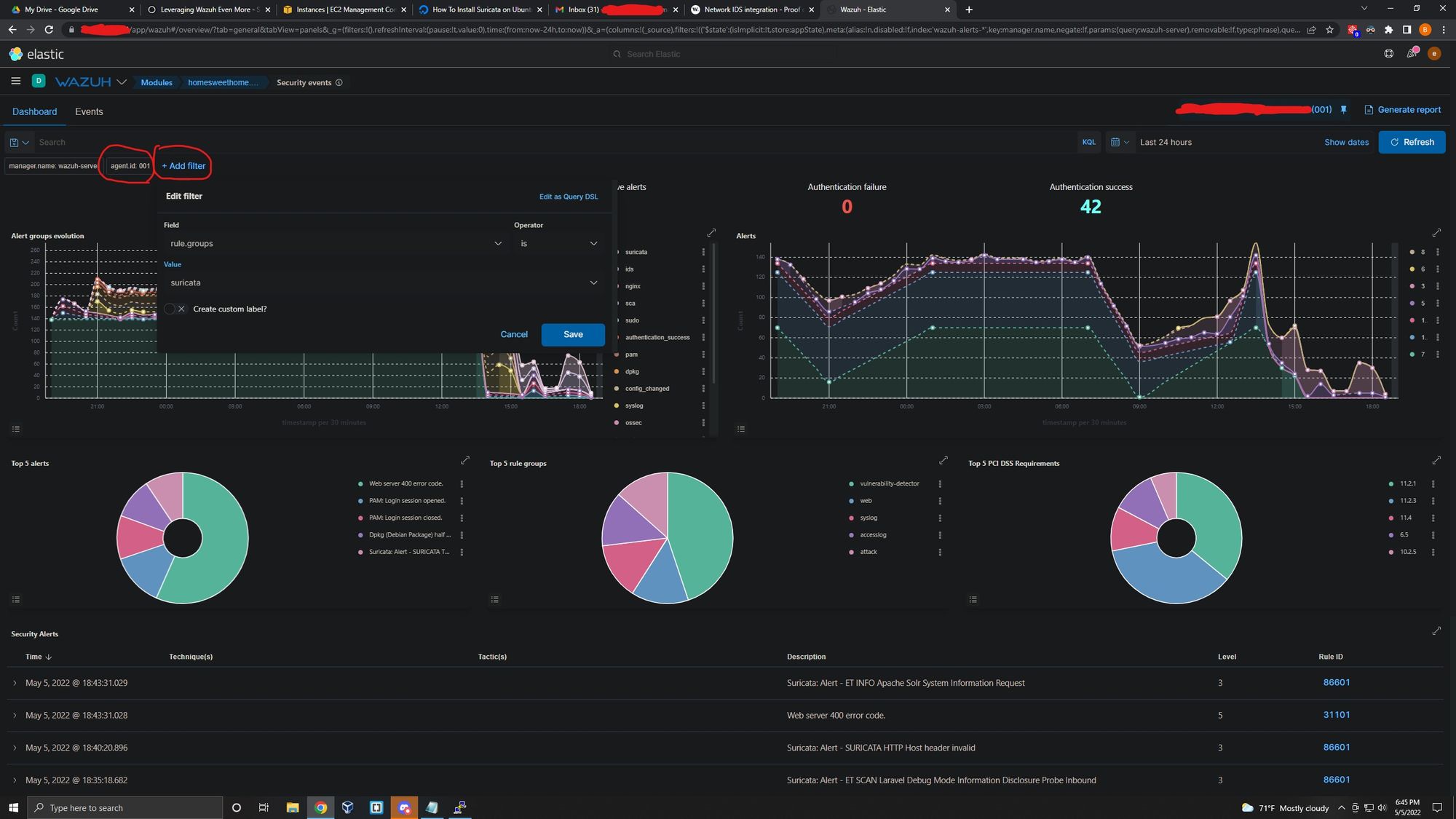 Leveraging Wazuh Even More - Suricata NIDS Integration